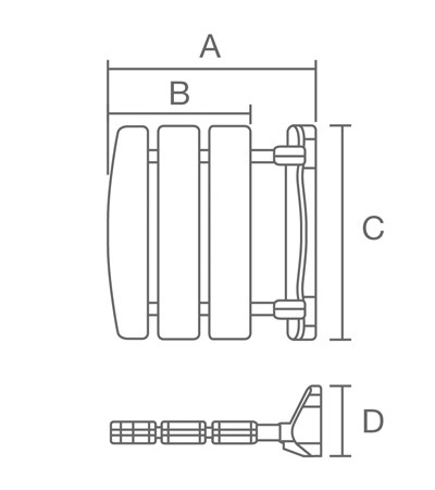 Wall-Mount Folding Shower Seat ［BA-15］