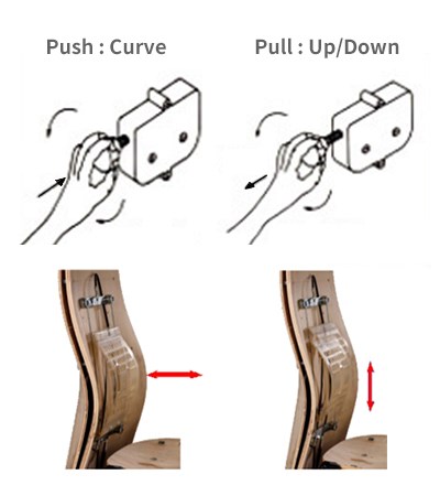 Adjustable Lumbar Support ［CH-605-H］